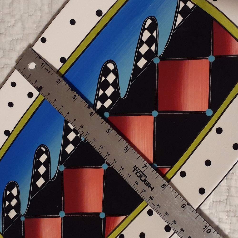 Carnival Hand Painted Alice in Wonderland Jewelry Tray & Vase - Picture 3 of 12